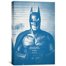 Batman Mugshot Blue Canvas Batman Mugshot Blue Canvas