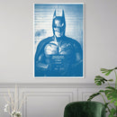 Batman Mugshot Blue Canvas Batman Mugshot Blue Canvas