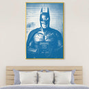 Batman Mugshot Blue Canvas Batman Mugshot Blue Canvas