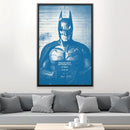 Batman Mugshot Blue Canvas Batman Mugshot Blue Canvas