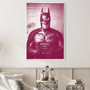 Batman Mugshot Magenta Canvas Batman Mugshot Magenta Canvas