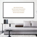 Be Intentional Canvas Be Intentional Canvas
