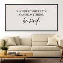 Be Kind Canvas Be Kind Canvas