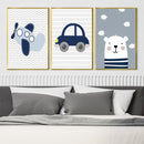 Bears, Trains and Automobiles Canvas Bears, Trains and Automobiles Canvas