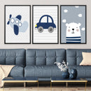 Bears, Trains and Automobiles Canvas Bears, Trains and Automobiles Canvas