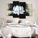 Black And White Floral Wall Art Black And White Floral Wall Art