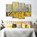 Autumn Birch Forest Trees Wall Art Autumn Birch Forest Trees Wall Art