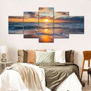Summer Ocean Sunrise Wall Art Summer Ocean Sunrise Wall Art