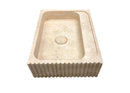 beige-travertine-rectangular-wall-mount-bathroom-sink-fluted-w17-7-l23-6-h61 beige-travertine-rectangular-wall-mount-bathroom-sink-fluted-w17-7-l23-6-h61