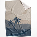 Beige Tropics C Blanket Beige Tropics C Blanket