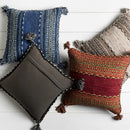 Bensalem Black Geometric Fringe Throw Pillow Bensalem Black Geometric Fringe Throw Pillow