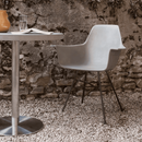 Barocco Concrete Bistro Round Table - (D)27.5" (H)29.5" Barocco Concrete Bistro Round Table - (D)27.5" (H)29.5"