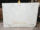 Bianco Rigata White Bookmatching Marble Slabs Polished - Full Truckload Bianco Rigata White Bookmatching Marble Slabs Polished - Full Truckload