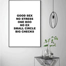 Big Checks - White Canvas Big Checks - White Canvas