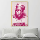 Biggie Mugshot Pink Canvas Biggie Mugshot Pink Canvas