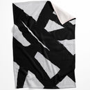 Black Abstracted Blanket Black Abstracted Blanket