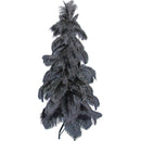 Black Ostrich Feather Tree Black Ostrich Feather Tree