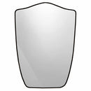 Shield Wall Mirror - Gio Ponti Style Brass Mirror Shield Wall Mirror - Gio Ponti Style Brass Mirror