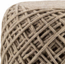 Bellingen Gray Handwoven Textured Pouf Bellingen Gray Handwoven Textured Pouf