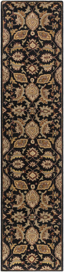 Blomkest Black&Yellow Traditional Wool Carpet Blomkest Black&Yellow Traditional Wool Carpet