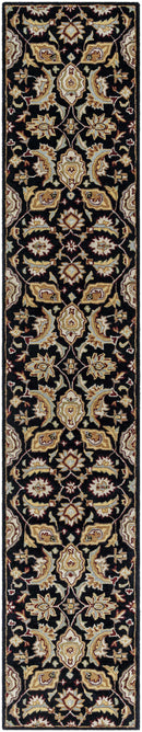 Blomkest Black&Yellow Traditional Wool Carpet Blomkest Black&Yellow Traditional Wool Carpet