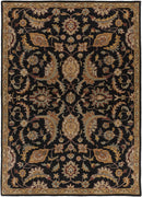 Blomkest Black&Yellow Traditional Wool Carpet Blomkest Black&Yellow Traditional Wool Carpet