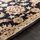 Blomkest Black&Yellow Traditional Wool Carpet Blomkest Black&Yellow Traditional Wool Carpet