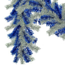 Blue & Silver Christmas Garland Blue & Silver Christmas Garland