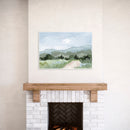 "Blue Fields" Art Print "Blue Fields" Art Print