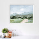 "Blue Fields" Art Print "Blue Fields" Art Print