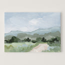 "Blue Fields" Art Print "Blue Fields" Art Print