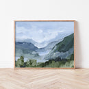 "Blue Juneau" Art Print "Blue Juneau" Art Print