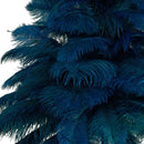 Blue Ostrich Feather Christmas Tree Blue Ostrich Feather Christmas Tree