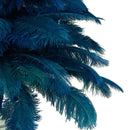 Blue Ostrich Feather Christmas Tree Blue Ostrich Feather Christmas Tree