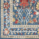 Neola Navy Blue Damask Area Rug Neola Navy Blue Damask Area Rug