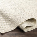 Beige Braided Faux Jute Rug Beige Braided Faux Jute Rug