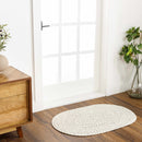 Beige Braided Faux Jute Rug Beige Braided Faux Jute Rug
