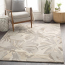 Ilfeld Athena Beige Floral Wool Rug Ilfeld Athena Beige Floral Wool Rug