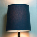 12"W x 12"H Drum Lamp Shade Textured Slate Navy Blue 12"W x 12"H Drum Lamp Shade Textured Slate Navy Blue