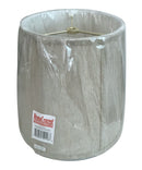 12"W x 12"H Textured Oatmeal Drum Softback Shantung Shade 12"W x 12"H Textured Oatmeal Drum Softback Shantung Shade