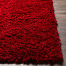 Siari Solid Red Shag Area Rug - Clearance Siari Solid Red Shag Area Rug - Clearance