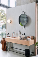 Calacatta Viola Marble Above Vanity Round Bathroom Sink Polished (D)16" (H)6" Calacatta Viola Marble Above Vanity Round Bathroom Sink Polished (D)16" (H)6"