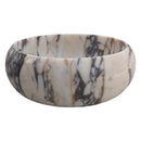 Calacatta Viola Marble Above Vanity Round Bathroom Sink Polished (D)16" (H)6" Calacatta Viola Marble Above Vanity Round Bathroom Sink Polished (D)16" (H)6"