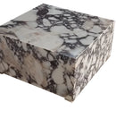 Calacatta Viola Marble Rectangular Prism Block Design Coffee Table (W)24" (L)24" (H)12" Calacatta Viola Marble Rectangular Prism Block Design Coffee Table (W)24" (L)24" (H)12"