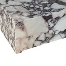 Calacatta Viola Marble Rectangular Prism Block Design Coffee Table (W)24" (L)24" (H)12" Calacatta Viola Marble Rectangular Prism Block Design Coffee Table (W)24" (L)24" (H)12"