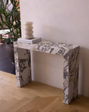 Calacatta Viola Marble Rectangular Console Polished (W)12" (L)40" (H)30" Calacatta Viola Marble Rectangular Console Polished (W)12" (L)40" (H)30"