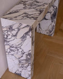 Calacatta Viola Marble Rectangular Console Polished (W)12" (L)40" (H)30" Calacatta Viola Marble Rectangular Console Polished (W)12" (L)40" (H)30"