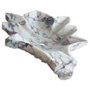 Calacatta Viola Marble Leaf Design Above Vanity Bathroom Sink Honed Calacatta Viola Marble Leaf Design Above Vanity Bathroom Sink Honed