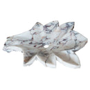 Calacatta Viola Marble Leaf Design Above Vanity Bathroom Sink Honed Calacatta Viola Marble Leaf Design Above Vanity Bathroom Sink Honed