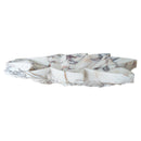 Calacatta Viola Marble Leaf Design Above Vanity Bathroom Sink Honed Calacatta Viola Marble Leaf Design Above Vanity Bathroom Sink Honed